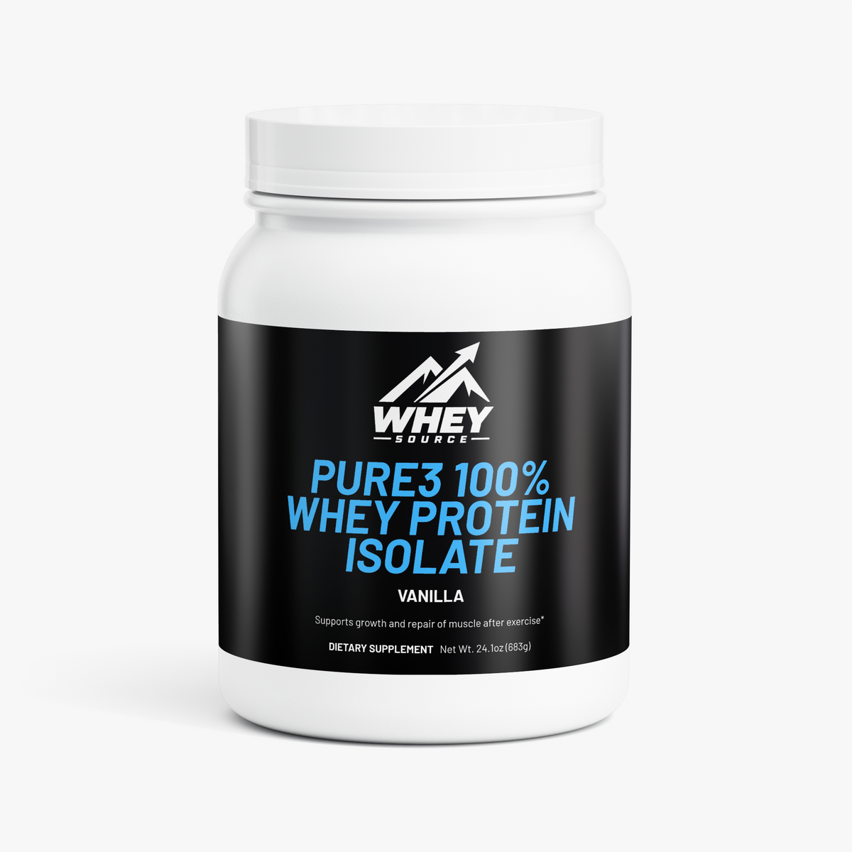 Pure3 100% Whey Protein Isolate (Vanilla)