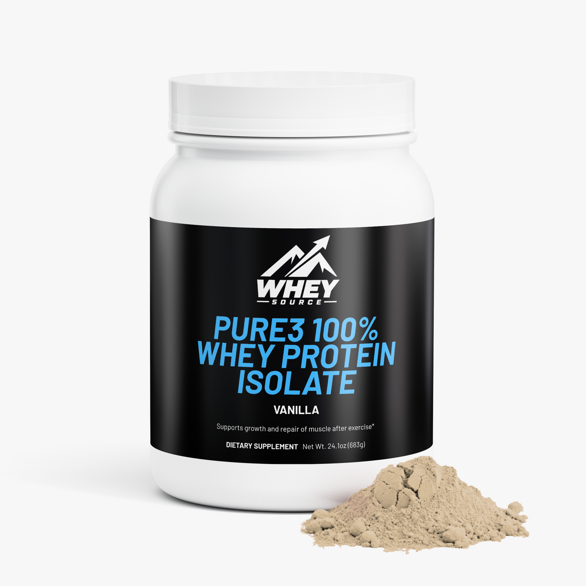 Pure3 100% Whey Protein Isolate (Vanilla)