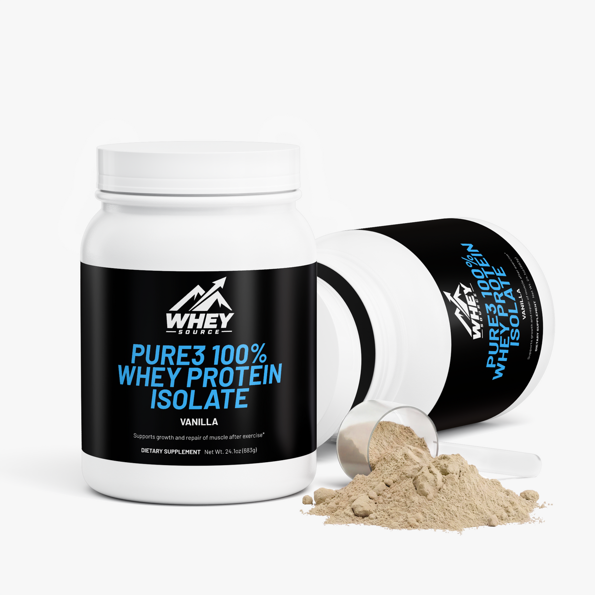 Pure3 100% Whey Protein Isolate (Vanilla)