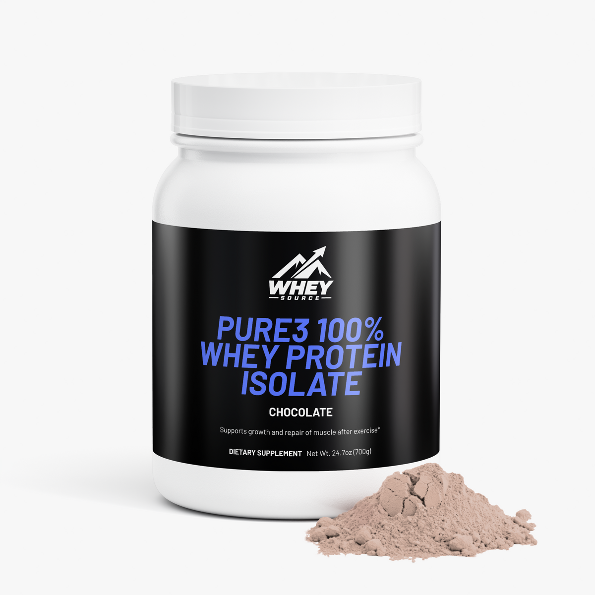 Pure3 100% Whey Protein Isolate (Chocolate)